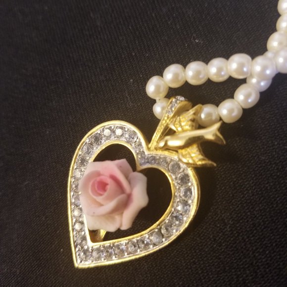 RARE vintage The Franklin Mint pearl necklace - Picture 3 of 9